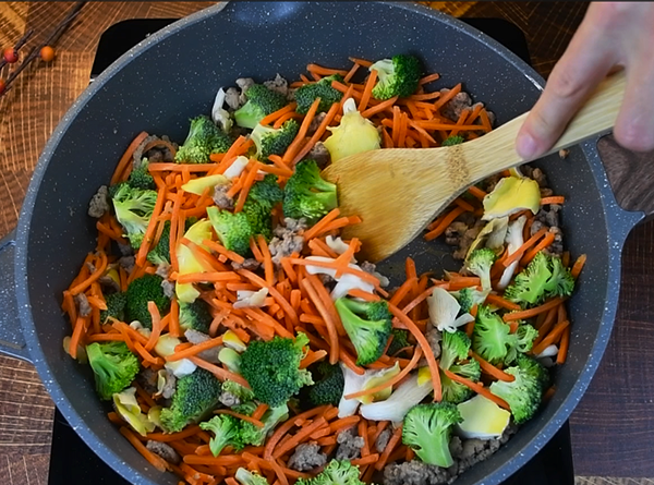 Korean BBQ Turkey Bowls - Step 3